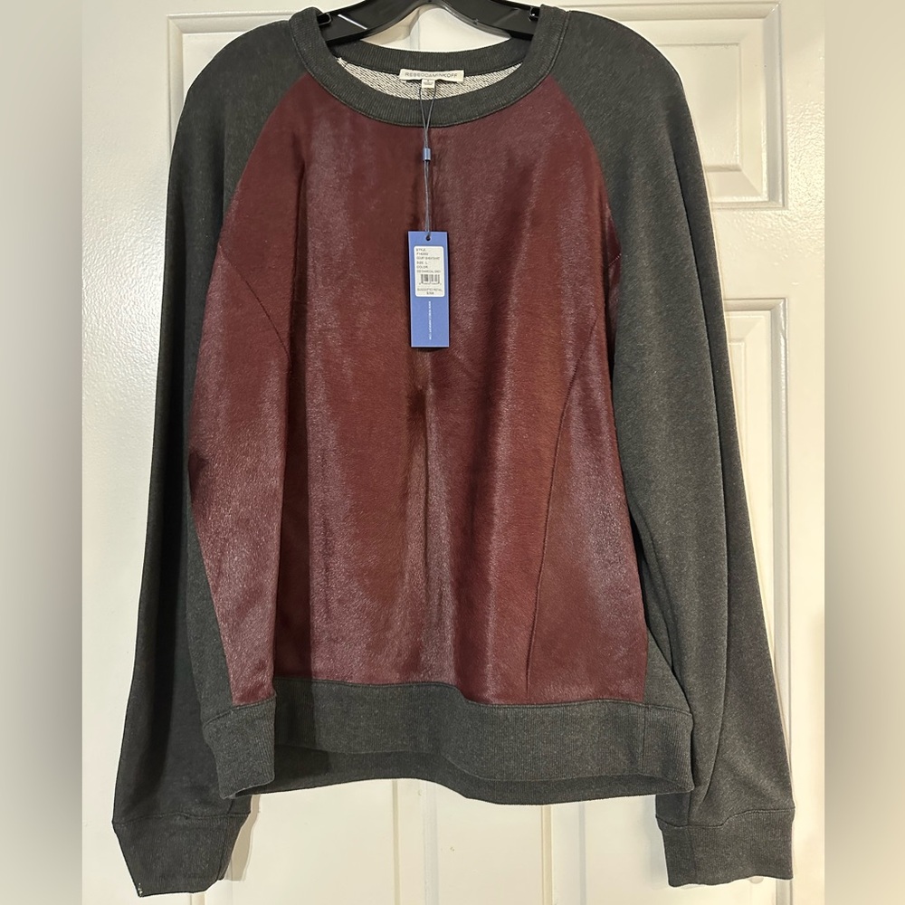 Rebecca Minkoff Court Sweatshirt *Charcoal Grey*